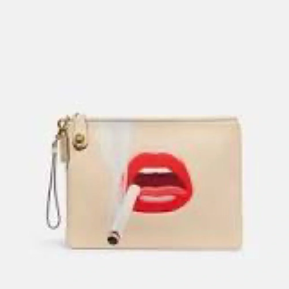 Coach X Tom Wesselmann Large Turnlock Wristlet NWT